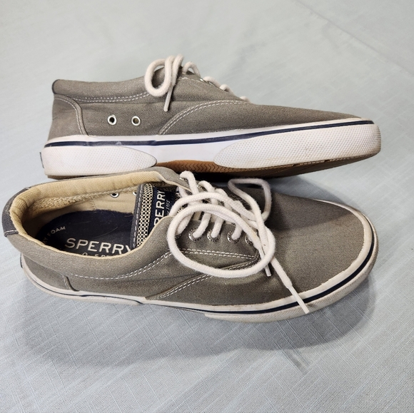 Sperry Men's Gray Boat Shoes Size 7.5 - Picture 1 of 5